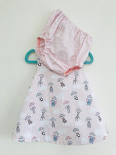 The Wishfairy Baby Nancy Dress with Pants 'Parachuting Animal Babies'