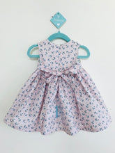 The Wishfairy Bunty Baby Dress (Bluebirds on Rose)