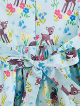 The Wishfairy Bunty Baby Dress (Little Deer on Mint)