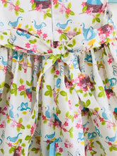The Wishfairy Bunty Baby Dress (Bluebirds on Cream)