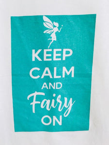 Wishfairy Short Sleeve T-Shirt (Keep Calm and Fairy On)