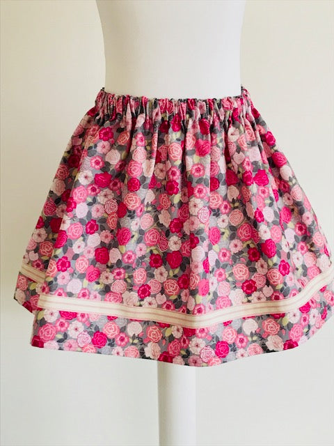 Wishfairy Suzy Skirt (Pink Poppy )