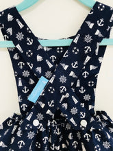 The Wishfairy Baby Riley Romper Suit (Nautical Theme on Blue) Last One Remaining!