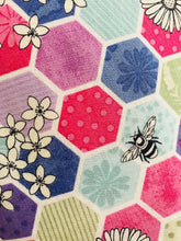 The Wishfairy Eve Dress 'Bee Hexagon Pinks'