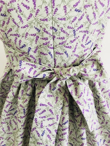 The Wishfairy Eve Dress 'Lavender on Sage'
