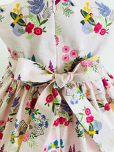 The Wishfairy Bunty Baby Dress (Birdhouses on Pink)