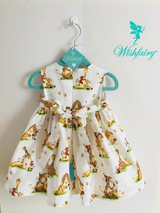The Wishfairy Bunty Baby Dress (Zoe the Giraffe and Buddies)