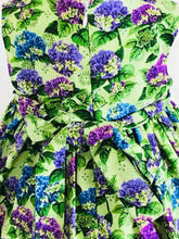 The Wishfairy Bunty Baby Dress (Hydrangea Blooms on Green)
