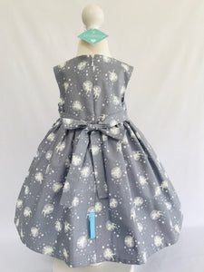 The Wishfairy Bunty Baby Dress (Fairies on Grey Glow in The Dark)