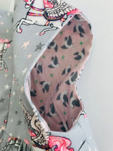 The Wishfairy Bunty Baby Dress (Unicorn on Grey)