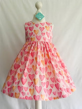 The Wishfairy Eve Dress 'Large Pink Hearts'