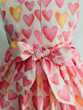 The Wishfairy Eve Dress 'Large Pink Hearts'