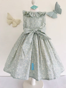 The Wishfairy Orla Dress 'Liberty Morning Dew in Light Blue' Last One remaining!