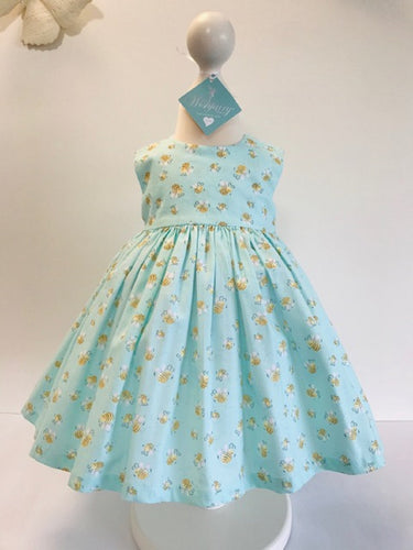 The Wishfairy Bunty Baby Dress (Bumble Bees)