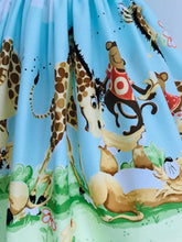 The Wishfairy Eve Dress 'Zoe the Giraffe and Buddies Border'