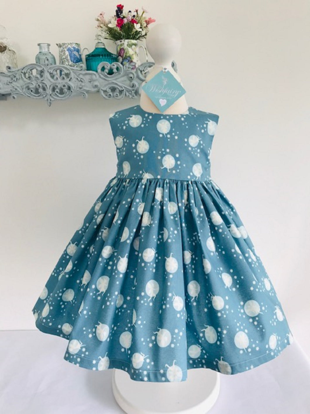 The Wishfairy Bunty Baby Dress (Teal Fairy Glow In The Dark)