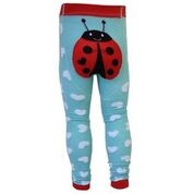 Branded Boutique Ladybird Knitted Footless Leggings/Tights