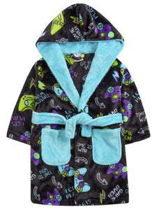 Branded Boutique Gaming Hooded Dressing Gown