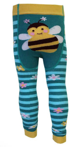 Branded Boutique Bumble Bee Knitted Footless Leggings/Tights