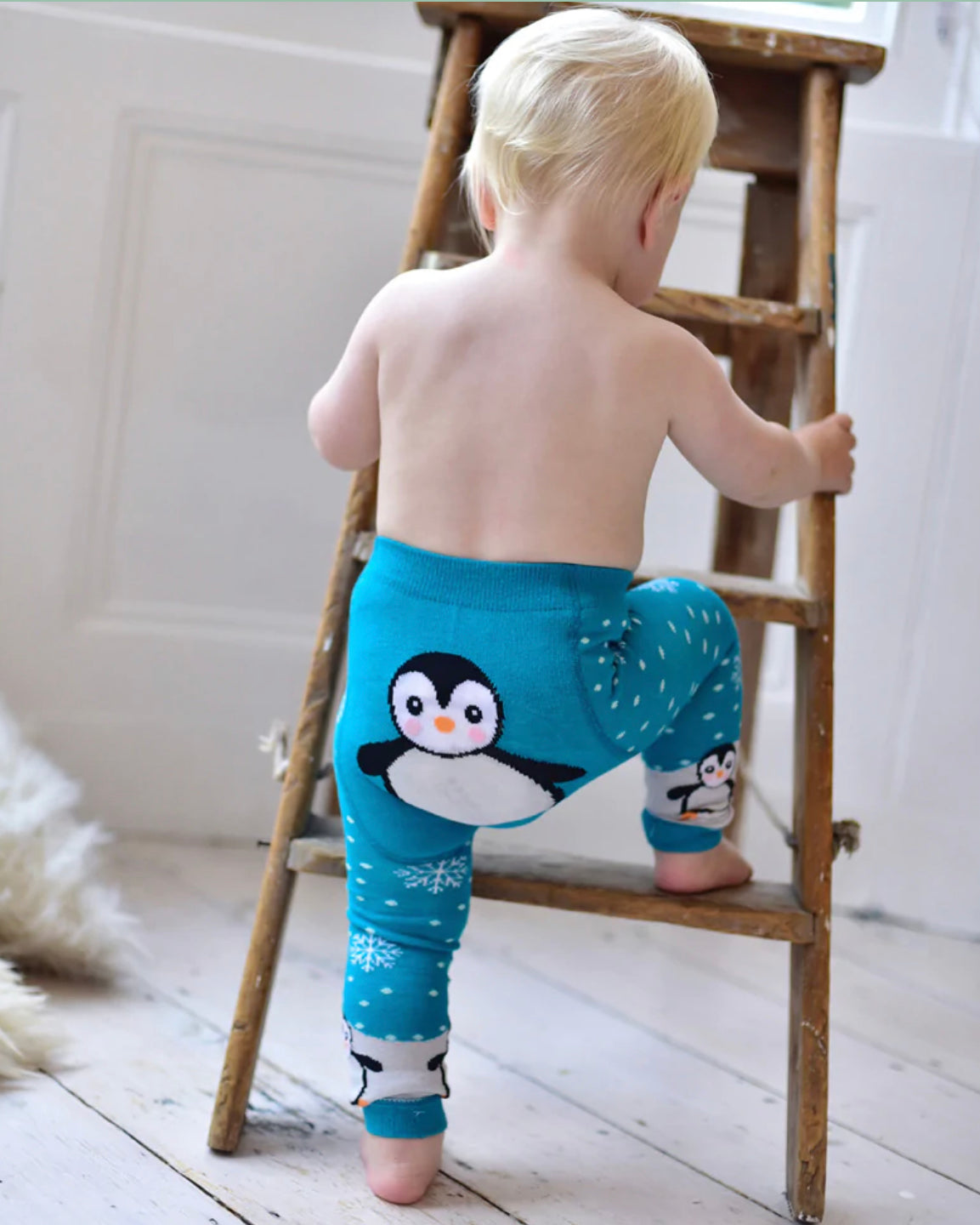 Child Green Footless Tights