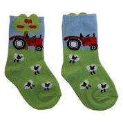 Branded Boutique Tractor Farmyard Socks
